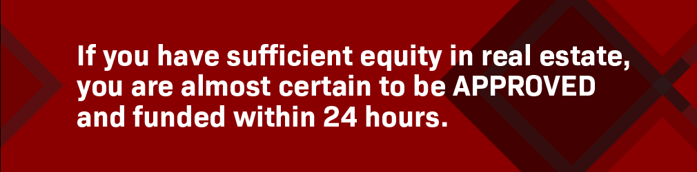 If you have sufficient equity Banner